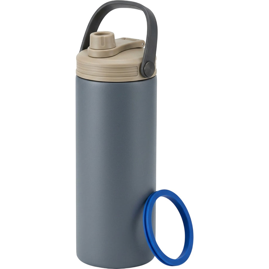 Mvabv Twenty Two Ounce Travel Tumbler with Flip Chug Spout and Carry Bail Slate